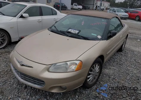 2001 Chrysler Sebring Lxi z USA, uszkodzony, nr VIN 1C3EL55U31N663416